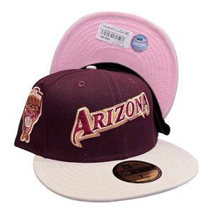 New Era Arizona Diamondbacks 59FIFTY Hat Cap 1998 Inaugural Side Patch